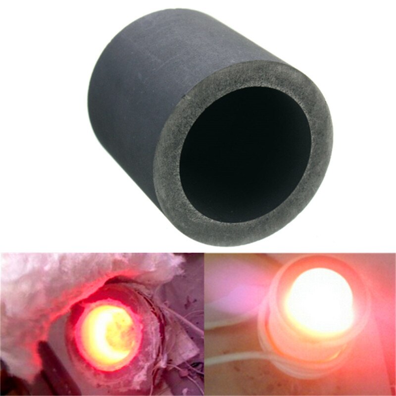 6Oz 濬   ۴Ͻ    30x30mm/6Oz Graphite Crucible Cup Furnace Refining Melting Gold Silver Tools 30x30mm